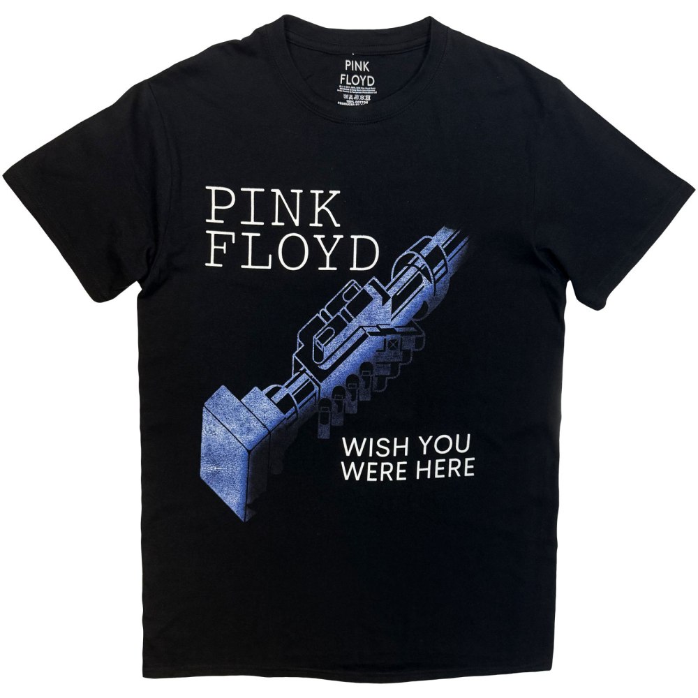 Pink Floyd - WYWH Robot Hands Mens Tshirt - Black